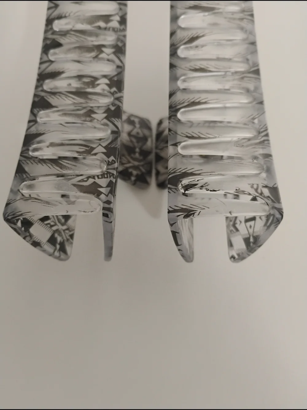 Jumbo Rectangular Hair Claw Clip  - Set of 2